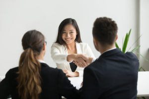 College grad getting hired