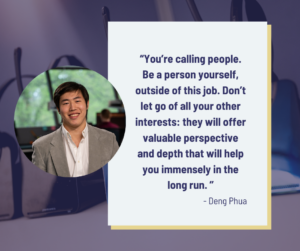 Deng quote about selling outside the box.