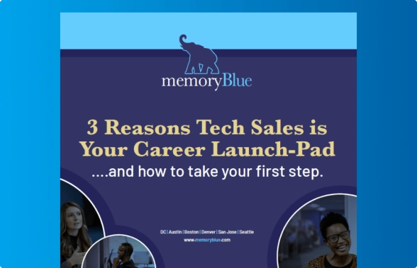 3 Reasons Tech Sales Is Your Career Launch Pad Coverpage