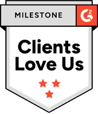 G2 Clients Love Us Milestone