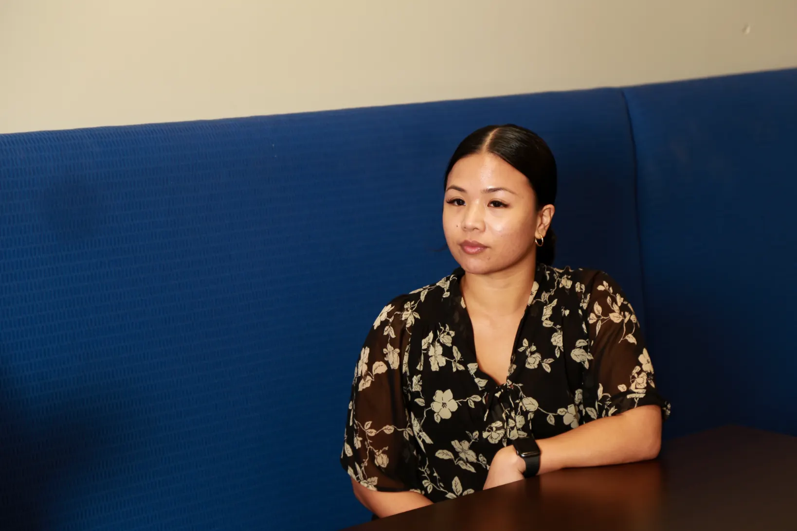 Memoryblue Employee Seated In Office Lounge