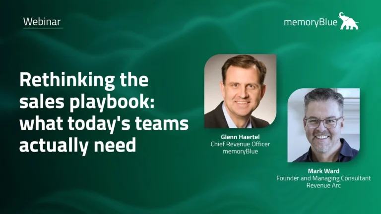 Rethinking the sales playbook: what today's sales teams actually need